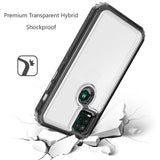 For Motorola Moto G Stylus 2021 5G Version Heavy Duty Rugged 3 in 1 Hybrid Shockproof Full Body Hard PC Soft Bumper Durable Tough [Military Grade] Transparent Protective  Phone Case Cover