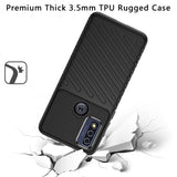 For Google Pixel 6 Ultra Slim Rugged Hybrid Hard PC Soft Silicone Gel TPU Bumper Shockproof Anti Slip Protective Stylish Black Phone Case Cover