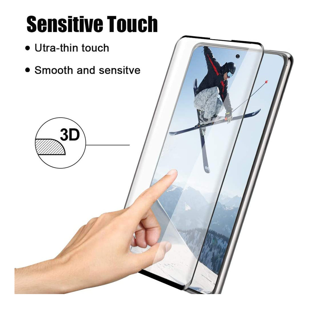 For Apple iPhone 14 /Plus Pro Max Screen Protector Tempered glass Protective Film [3D Curved Full Coverage] [9H Hardness] [No bubbles] [Case Friendly]  Screen Protector