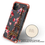 For Samsung Galaxy S10E Bling Stylish Design Hybrid Rubber TPU Hard PC Shockproof Armor Rugged Slim Fit Eifell Tower in Full Bloom Phone Case Cover