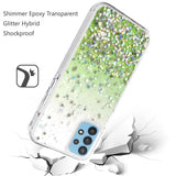 For TCL Revvl V Plus 5G (T-Mobile) Luxury Bling Glitter Sparkle Shiny Transparent Rubber TPU Protective Hard Shell Hybrid  Phone Case Cover