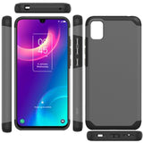 For TCL 30z Ultra Slim Corner Protection Shock Absorption Hybrid Dual Layer Hard TPU Rubber Frame Armor Defender  Phone Case Cover