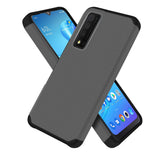For TCL Stylus 5G Ultra Slim Corner Protection Shock Absorption Hybrid Dual Layer Hard PC TPU Rubber Armor Defender  Phone Case Cover