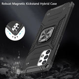 For Samsung Galaxy A33 5G Armor Hybrid with Ring Holder Kickstand Shockproof Heavy-Duty Durable Rugged Dual Layer  Phone Case Cover