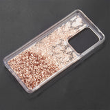 For Samsung Galaxy A22 5G Hybrid Bling Luxury Fashion Design Flowing Liquid Glitter Floating Quicksand Sparkle Glitter Soft TPU + PC  Phone Case Cover