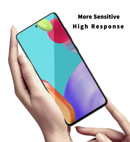 For Apple iPhone 14 Plus (6.7") Tempered Glass Screen Protector Full Cover Anti-Scratch Edge to Edge Black Rim Coverage 2.5D Clear Black Screen Protector