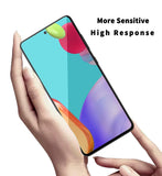 For Cricket Debut Tempered Glass Screen Protector Full Cover Anti-Scratch Edge to Edge Black Border Coverage HD Clear 2.5D Clear Black Screen Protector