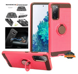 For Samsung Galaxy A53 5G Hybrid 360° Ring Armor Shockproof Dual Layers Holder with Ring Stand for Magnetic Car Mount  Phone Case Cover