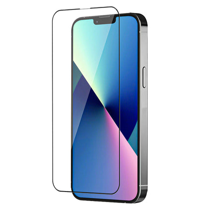 For Apple iPhone 14 (6.1") Screen Protector Full Glue High Grade Alumina Tempered Glass Transparent Curved Screen Full Coverage Clear Screen Protector