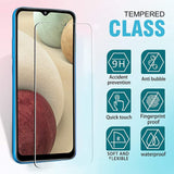 For Samsung Galaxy A03s Tempered Glass Screen Protector Premium HD Clear, Case Friendly, 9H Hardness, 3D Touch Accuracy, Anti-Bubble Film Clear Screen Protector