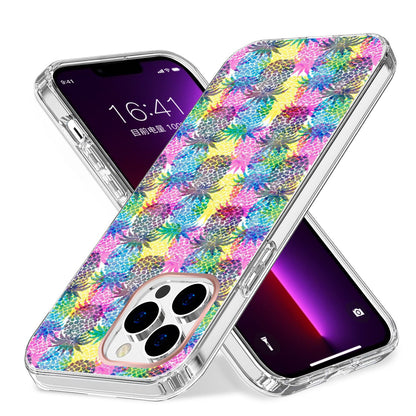 For Apple iPhone 14 Pro Max (6.7") Creative Stylish Fashion Design Hybrid Rubber TPU Hard PC Shockproof Slim  Phone Case Cover
