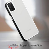 For Samsung Galaxy A03S Hybrid Transparent Colored Frame Bumper Hard Back Shockproof Slim TPU Silicone Protective  Phone Case Cover