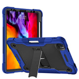 Case for Apple iPad 9th /8th /7th Gen 10.2 inch (2021) Tough Tablet Strong with Kickstand Hybrid Heavy Duty High Impact Shockproof Stand Blue Tablet Cover