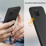For TCL 20 XE Ultra Slim Flexible TPU Hybrid [Matte Finish Coating] Shock Absorbing Rubber Silicone Gummy Protection Black Phone Case Cover