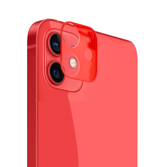 For Apple iPhone 14 Plus (6.7") Camera Lens Protector Back Tempered Glass Camera [9H Clear Glass] [Case Friendly] Red Screen Protector