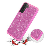 For Apple iPhone 13 Pro Max (6.7") Glitter Sparkle Bling Shinny Hybrid Slim Rhinestone 2 in 1 Hard PC & Soft TPU Rugged Protective  Phone Case Cover