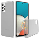 For Samsung Galaxy A33 5G Case Premium Hybrid Soft Silicone Gummy TPU Gel Candy Skin Flexible Skinny Slim Protector Clear Phone Case Cover