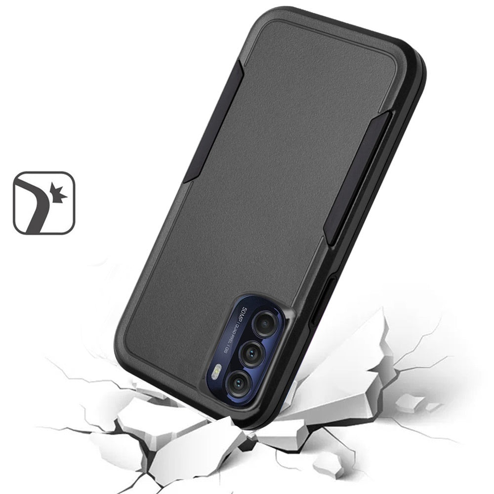 For Motorola Moto G 5G 2022 Hybrid Rugged Shockproof Drop-Proof with 3 Layer Protection, Military Grade Heavy-Duty  Phone Case Cover