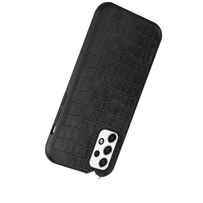 For Apple iPhone 14 Pro (6.1") Slim Thin PU Leather Crocodile Flip Snap On Hybrid Shockproof TPU PC Hard Shell Durable  Phone Case Cover