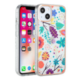 For Apple iPhone 12 /12 Pro (6.1") Stylish Design Floral IMD Hybrid Rubber TPU Hard PC Shockproof Rugged Slim Fit  Phone Case Cover