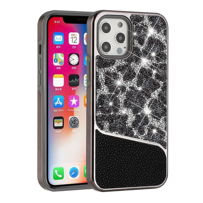 For Apple iPhone 14 (6.1") Bling Animal Design Glitter Hybrid Thick TPU Shiny Protective Rubber Frame  Phone Case Cover