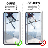 For Samsung Galaxy A13 5G Screen Protector Tempered glass Protective Film [3D Curved Full Coverage] [9H Hardness] [No bubbles] [Case Friendly] Clear Black Screen Protector