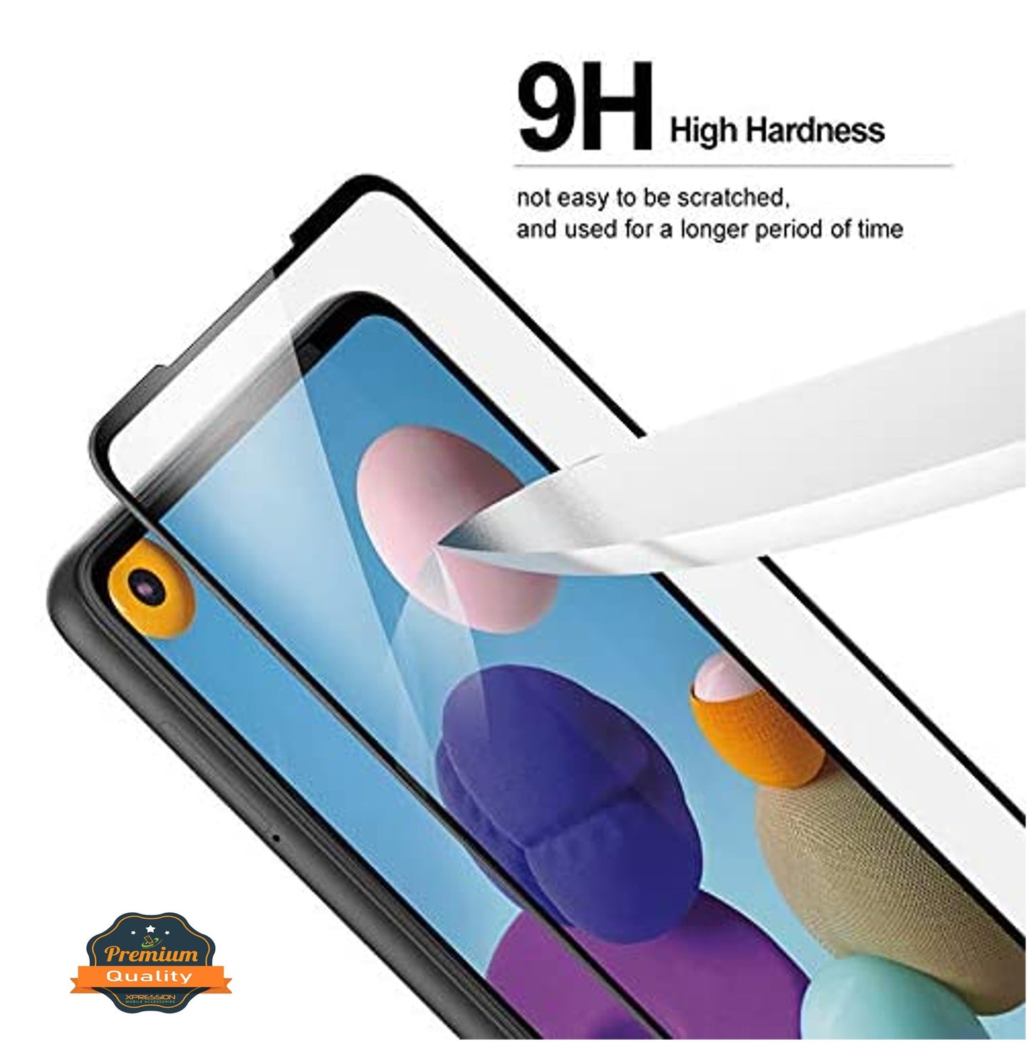 For Motorola Moto G Power 2022 Screen Protector, 9H Hardness Full Glue Adhesive Tempered Glass [3D Curved Glass, Bubble Free] HD Glass Screen Protector Clear Black Screen Protector