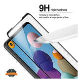 For Samsung Galaxy S21 FE/Fan Edition Screen Protector, 9H Hardness Full Glue Adhesive Tempered Glass [3D Curved Glass, Bubble Free] HD Glass Screen Protector Clear Black Screen Protector