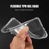For Apple iPhone 14 Plus (6.7") Air Armor Designed Transparent Hybrid Shockproof Corners TPU + Hard Polycarbonate Frame Clear Phone Case Cover