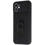For Samsung Galaxy A73 5G Hybrid Cases with Slide Camera Lens Cover and Ring Holder Kickstand Rugged Dual Layer Heavy Duty  Phone Case Cover