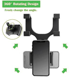 Universal Phone Mount Holder 270° Adjustable angle Smartphone Cradle Multi-Use for Rear View Mirror Vehicle Car Stand Universal Stand [Black]