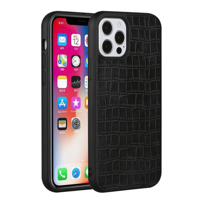 For Apple iPhone XR Ultra Slim Thin PU Leather Crocodile Design Flip Snap On Hybrid Shockproof TPU PC Hard Shell Durable  Phone Case Cover