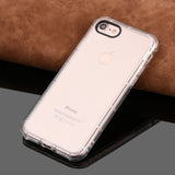 For Apple iPhone SE 3 (2022) Air Armor Transparent Hybrid Shock-Absorbing Corners Soft TPU + Hard Polycarbonate Frame Clear Phone Case Cover