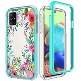 For Samsung Galaxy A73 5G Beautiful Design Hybrid Triple Layer Armor Hard PC Rubber TPU Shockproof Protective Frame  Phone Case Cover