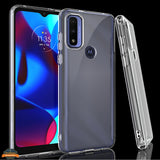 For Motorola Moto G Power 2022 (6.5") Ultra Slim Thin Transparent Silicone Soft Skin Flexible TPU Gel Rubber Candy Gummy Protective Hybrid  Phone Case Cover