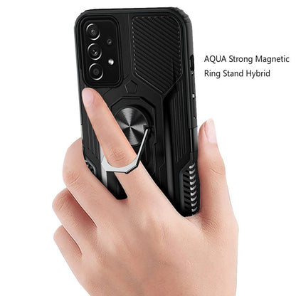 For Apple iPhone 8 Plus/7 Plus/6 6S Plus Military Grade Hybrid Heavy Duty 2 in 1 Hard PC and Silicone with Ring Stand Holder  Phone Case Cover