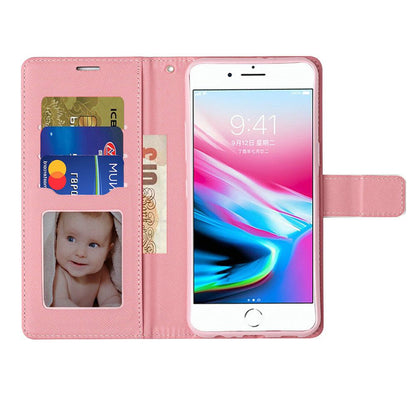 For Samsung Galaxy A02S Wallet Case PU Leather Design Pattern with Credit Card Slot Strap, Stand Magnetic Folio Pouch  Phone Case Cover