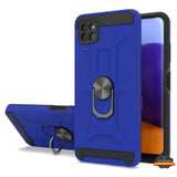 For Samsung Galaxy A03s (2022) Hybrid Ring Stand [360° Rotatable Ring Holder Magnetic Kickstand] Armor Shockproof Rubber TPU Hard  Phone Case Cover