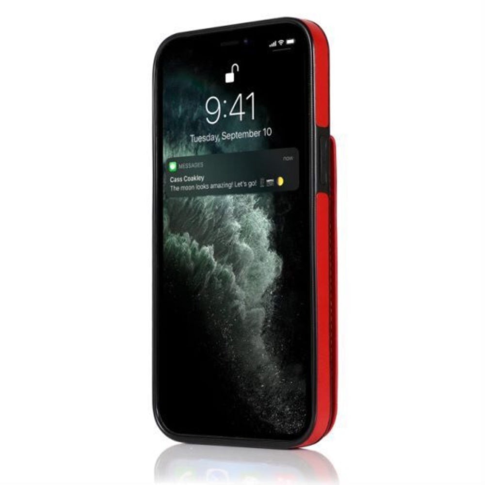 For Apple iPhone 13 Pro Max Wallet Case with Credit Card Holder Vertical Leather Kickstand Magnetic Buttons Flip Pouch  Phone Case Cover