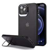 Apple iPhone 12 /12 Pro (6.1") Phone Case Hybrid Frosted PC Armor Matte Protective TPU Gummy Rubber Rugged Anti-Shock Heavy Duty Case with Camera Lens Protector Case Cover for iPhone 12 / 12 Pro