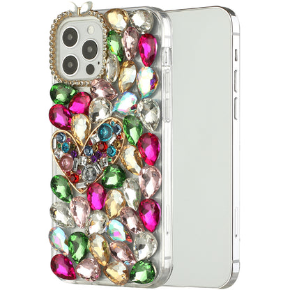 For Motorola Moto G Stylus 2022 4G Bling Clear Crystal 3D Full Diamonds Luxury Sparkle Rhinestone Hybrid  Phone Case Cover