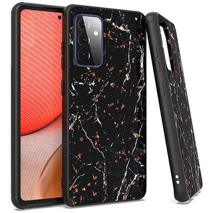 For Motorola Moto G Stylus 5G 2022 Marble Fashion Stone Stylish Flake Glitter Bling Hybrid Slim Glossy TPU Rubber Hard Marble Rainbow Phone Case Cover