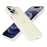 For Apple iPhone 11 (6.1") Slim Fit Hybrid Frosted Polished Oil Thick Acrylic Hard PC TPU Frame  Phone Case Cover