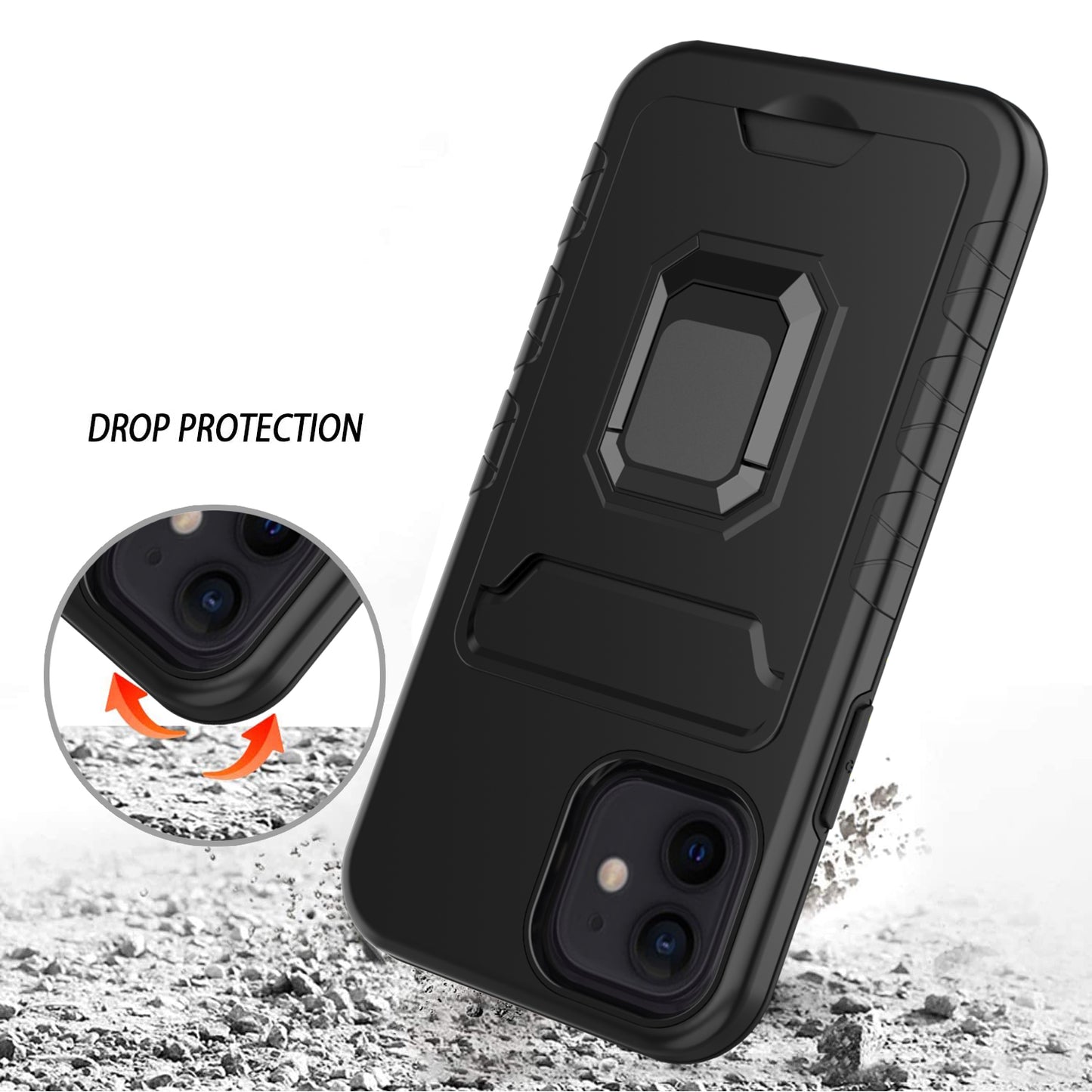 For Motorola Moto G 5G 2022 Wallet Case with Credit Card Slot Holder & Magnetic Stand Kickstand Ring Heavy Duty Hybrid  Phone Case Cover