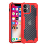 For Apple iPhone 13 /Pro Max Carbon Fiber Design Semi Clear [Military Grade Protection] Heavy Duty Shockproof Rugged Protective  Phone Case Cover