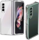 For Samsung Galaxy Z Fold 4 5G Ultra Thin Transparent Premium PC Hard TPU Full Protection Non-Slip Hybrid Shockproof Clear Phone Case Cover