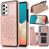 For Samsung Galaxy A53 5G Fashion Design Wallet PU Leather with [Two Magnetic Clasp] [Card Slots] Stand Back Storage Flip  Phone Case Cover