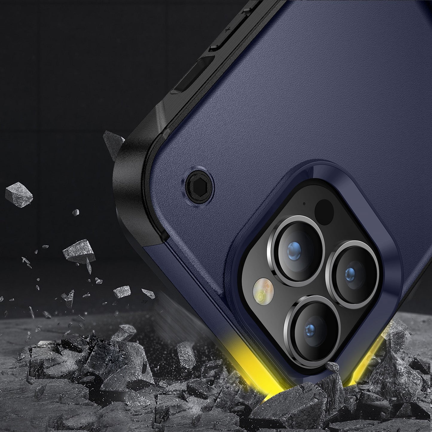 For Apple iPhone 14 /Plus Pro Max Hybrid Stand Military Grade Anti Drop Protection Built-in Kickstand Hard PC TPU  Phone Case Cover