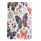Case for Samsung Galaxy Tab S6 Lite 10.4" Design Lightweight Trifold Stand Magnetic Closure PU Leather Hard Folio Hybrid Protective Tablet Butterfly Tablet Cover